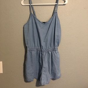 Chambray romper